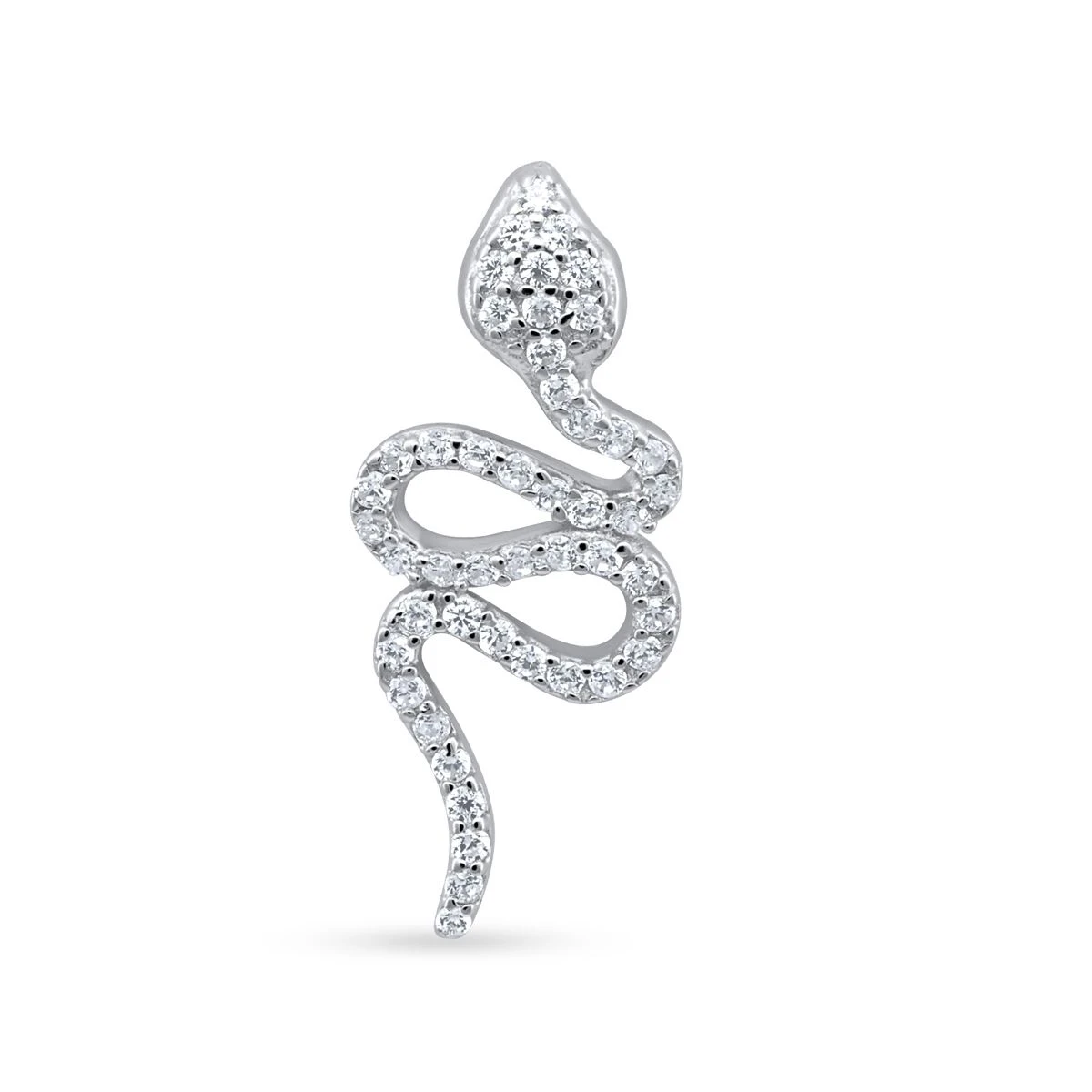 Pandantiv din Argint Alb de 925 cu piatra Zirconia artificial