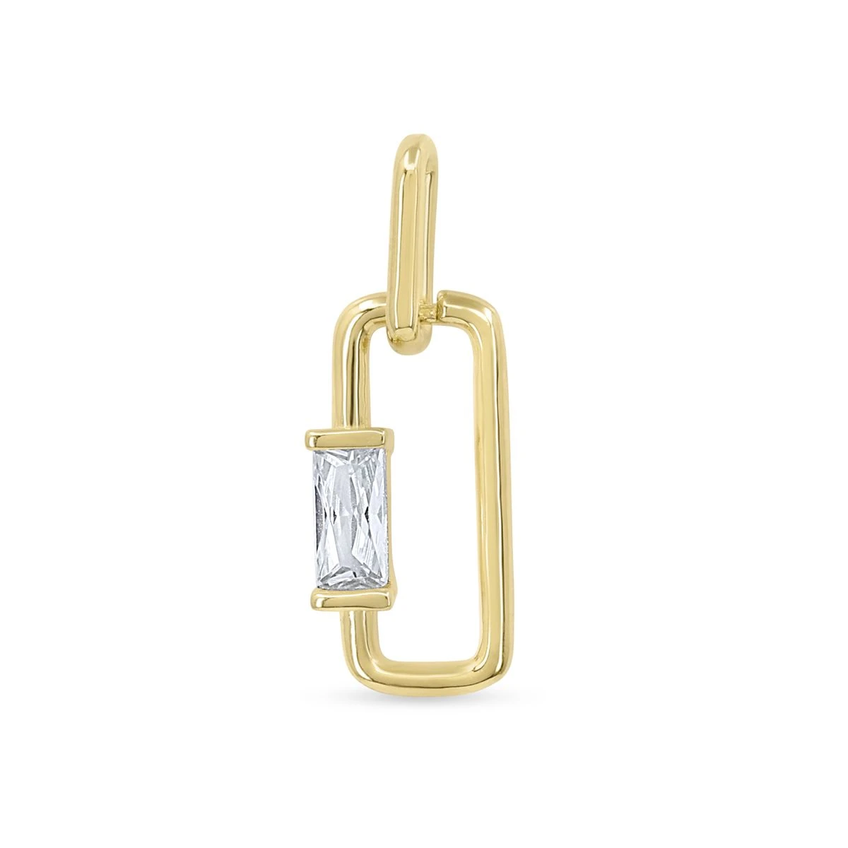 Pandantiv din Argint Galben de 925 cu piatra Zirconia artificial
